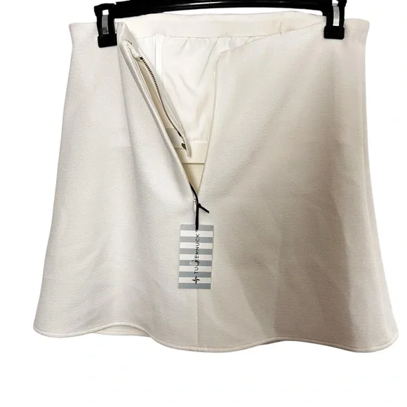 Tuckernuck Strapless Ivory Crepe Marin Top Size S - Picture 5 of 9